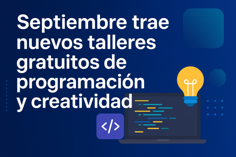 talleres gratuitos de programación y creatividad Godoy Cruz